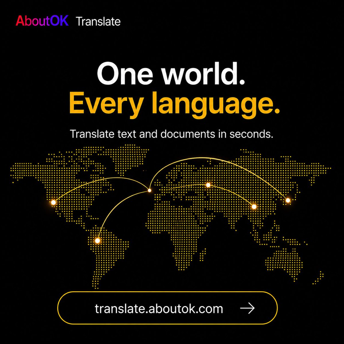AboutokApp's tweet photo. What language would you like to see supported next? 

The internet was built to connect people.

🌍One world. Every language.

https://t.co/liRitvSFvf

https://t.co/liRitvSFvf
#AboutOKTranslate
#LanguageWithoutLimits
#DocumentTranslation
#GlobalCommunication
#TranslateAnything https://t.co/7tVrx4yzQP