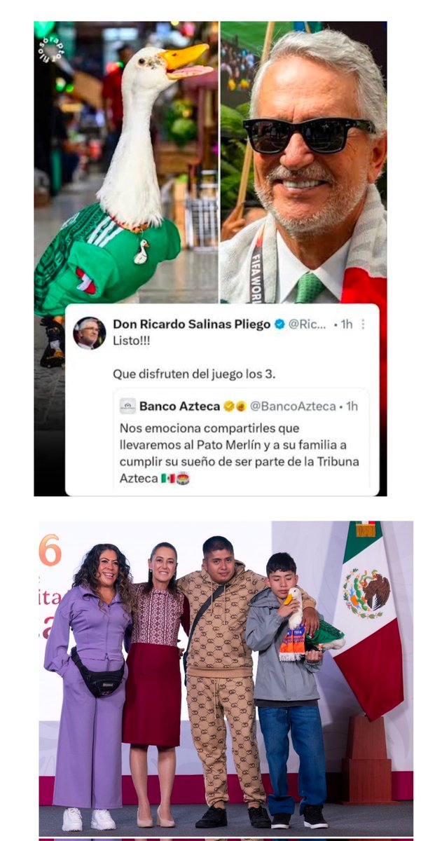 catrina_nortena's tweet photo. #MañaneraDelPueblo 
🚨 LE GANA LA PARTIDA nuestra ComandantA @Claudiashein a #LaPerritaDeTrump 

Y es que Salinas Pliego se quiso colgar de la fama de Merlin, pero no se esperaba que Merlin y su familia prefirieron estar del lado correcto de la historia.

Me encantan los finales felices...