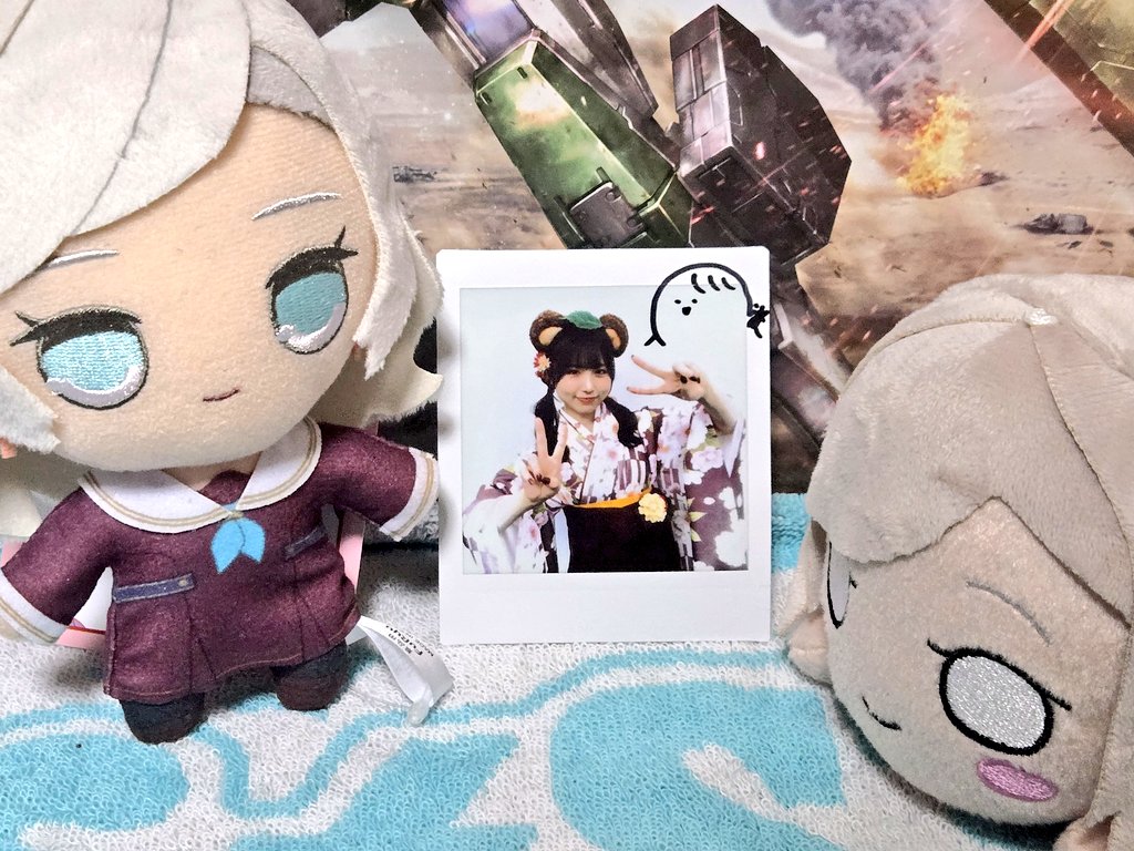 仕事から帰ったらメイトくじのみーちゃんサイン入りチェキ届いてました