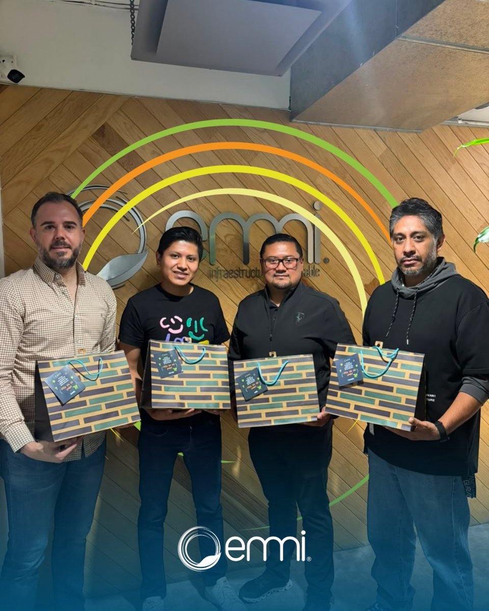 EMMI_Mexico's tweet photo. En cada gran equipo hay papás que inspiran y dejan huella. 💚

En #EMMI reconocemos a quienes con constancia, responsabilidad y ejemplo contribuyen a construir un mejor futuro.

¡Feliz Día del Padre! ✨

#DíaDelPadre #EquipoEMMI #CulturaEMMI https://t.co/6kVXVdNk1A