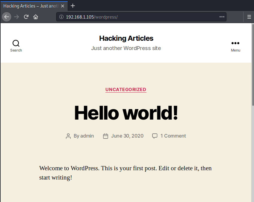 hackinarticles tweet picture
