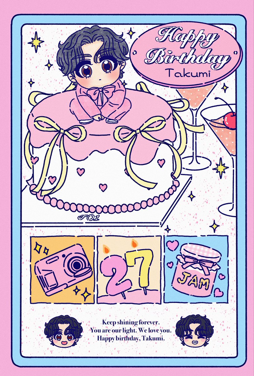 JAM2023mochico's tweet photo. •*¨*•.¸¸☆*･ﾟ•*¨*•.¸¸☆*･ﾟ•*¨*•.¸¸☆

　　　　　　　𝟐𝟎𝟐𝟔
　　　𝓗𝓪𝓹𝓹𝔂 𝓣𝓪𝓴𝓾𝓶𝓲 𝓓𝓪𝔂

•*¨*•.¸¸☆*･ﾟ•*¨*•.¸¸☆*･ﾟ•*¨*•.¸¸☆

#拓実と見る景色は満点
#HappyTakumiDay https://t.co/cBNAr2Q83X