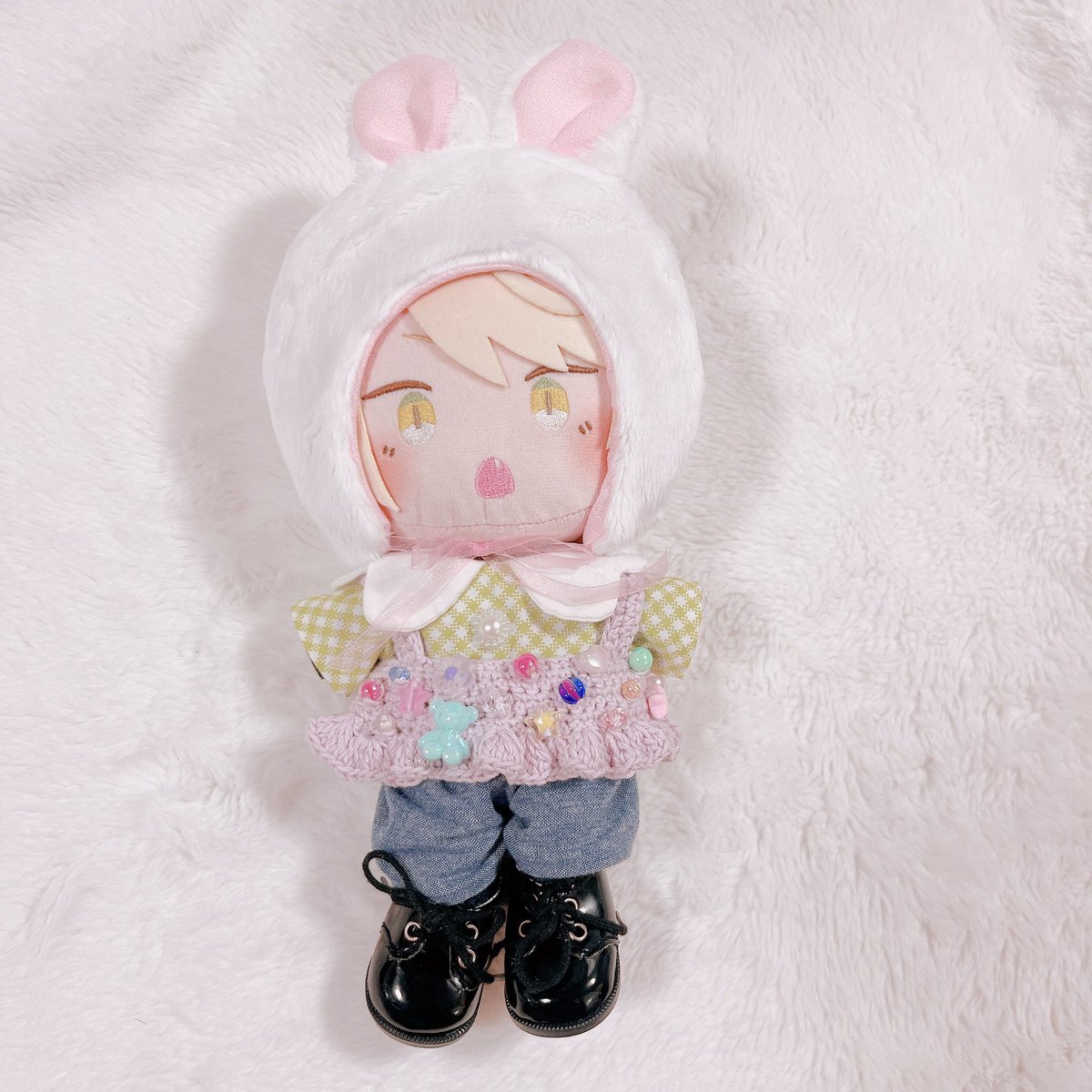 pomneko320's tweet photo. ビスチェをアイボリー、ピンク、グリーン、パープルでビーズキラキラで作ってみました꒰꒰ׁׅ𓈒🎀
キラキラでとっても可愛いくできたと思ってます⸜🌷︎⸝‍

プレゼント企画をしようと思ってますฅ⸃⸃ https://t.co/z180vRGYhg