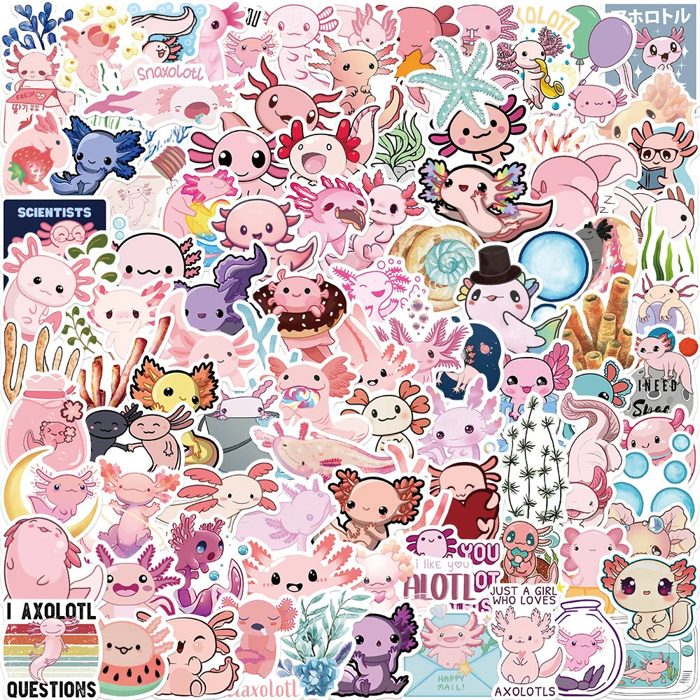 GoddessSylphide's tweet photo. I just received 100Pcs Pink Axolotl Graffiti Stickers - 100Pcs Not Repeating by Cosy Realm from Anonymous via Throne. More, more more! https://t.co/i7lLSnLiXU #Wishlist #Throne https://t.co/xCL7WDxzV0