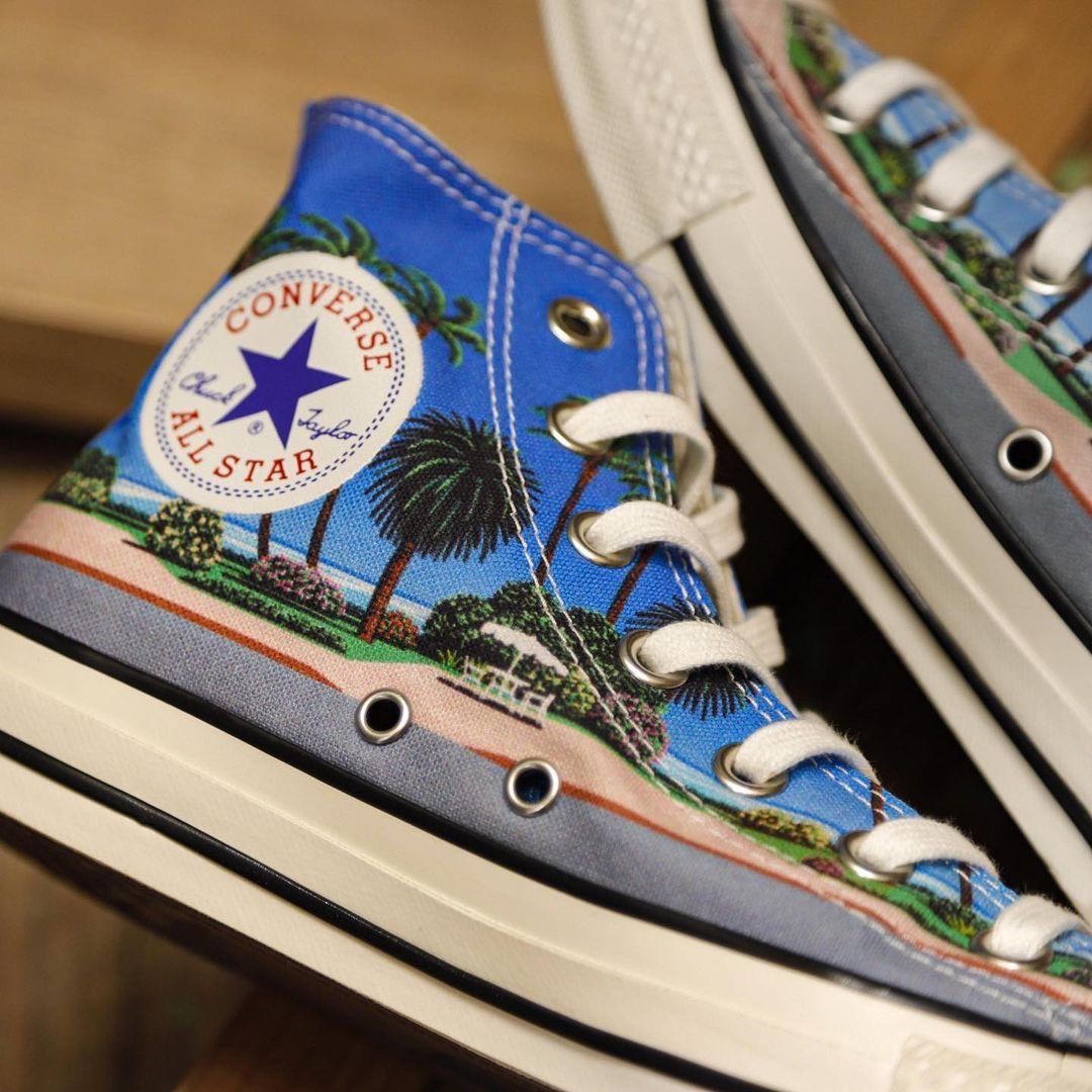 luckydog505's tweet photo. Converse All Star US “Hiroshi Nagai” Hi Blue https://t.co/pWAJDPaM1G