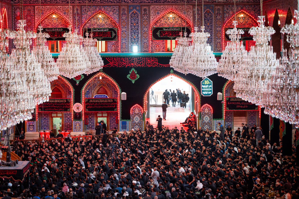 karbala_tv's tweet photo. المأتم الحُسيني مدرسةٌ للعِبرة.. ومَوجبة للعَبرَة https://t.co/9V1Na0P8gO