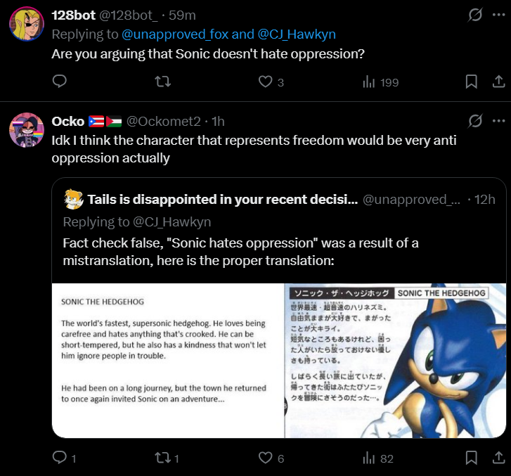 Tails is disappointed in your recent decisions tweet media