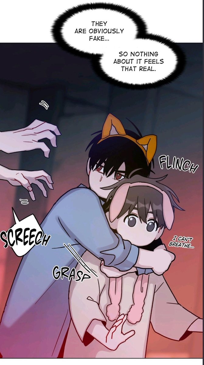 blwithhani's tweet photo. whole ass grim reaper scared af in a haunted house and clinging onto his bf lol https://t.co/gpnsJXXND3