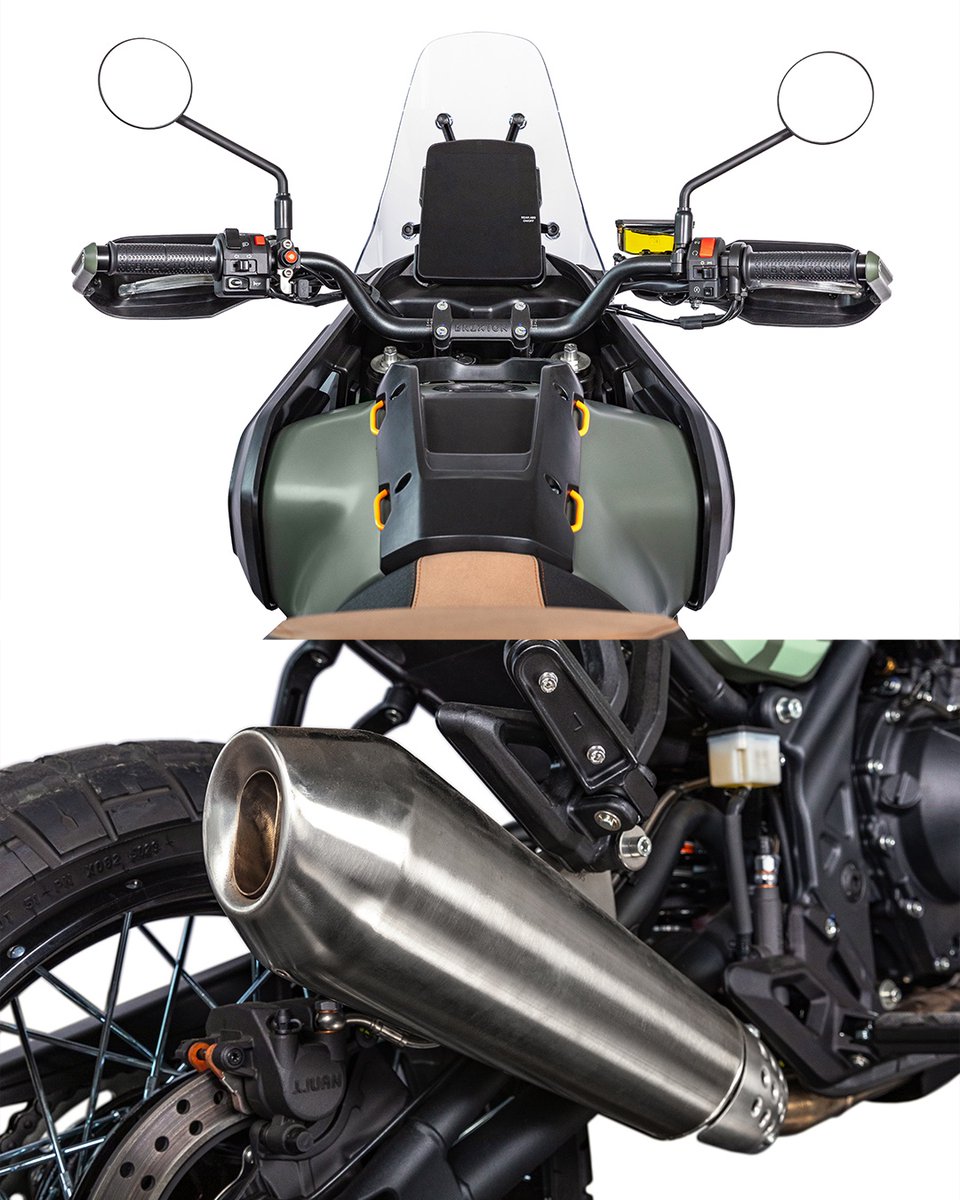 Brixton_jp's tweet photo. 【STORR 500】
個性的で大胆なスタイリングが目を引くブリクストンのアドベンチャーモデル・ストー500。
高く構えたフロントまわり、力強いタンクまわり、そして旅道具のような雰囲気をまとった外装が、街中でも強い存在感を放ちます。 https://t.co/0eBBfmphzR