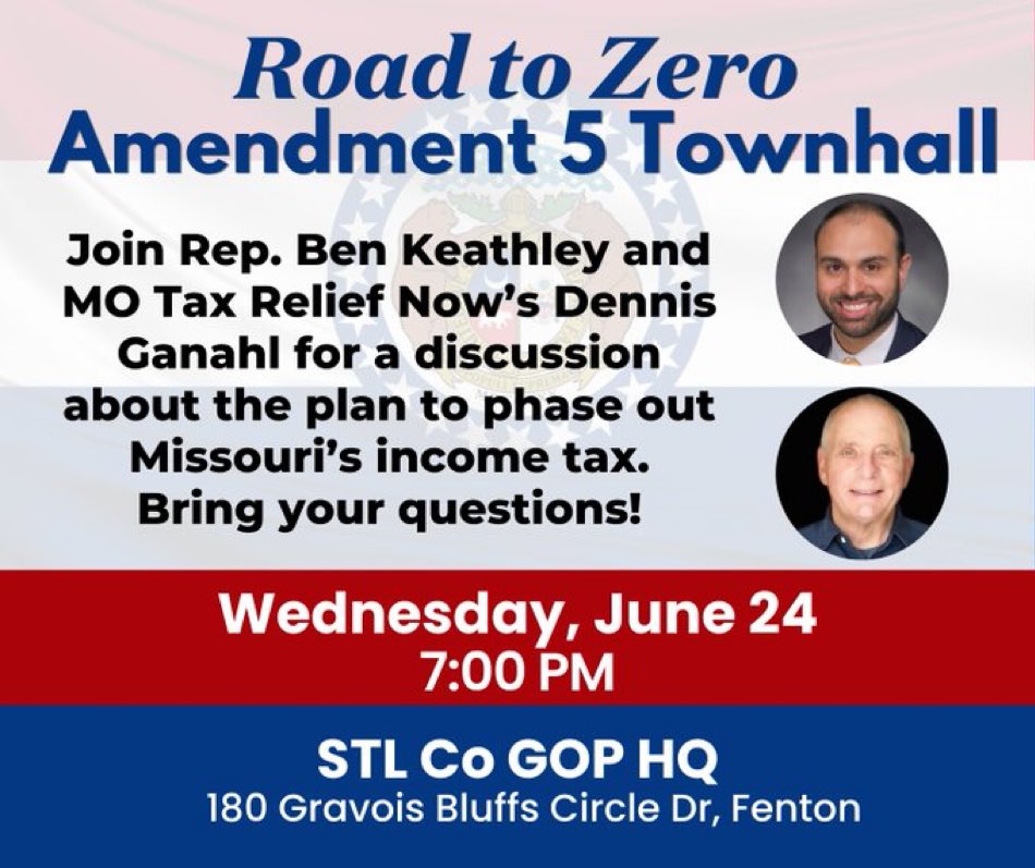 RGreggKeller's tweet photo. The #RoadToZero Income Tax Tour is coming to Fenton! https://t.co/tplIAn2wgw