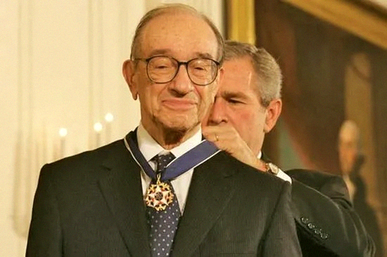 kenkobayashikk's tweet photo. Alan Greenspan, who led the US Federal Reserve for years, has died at 100. https://t.co/y06TX6YH6y