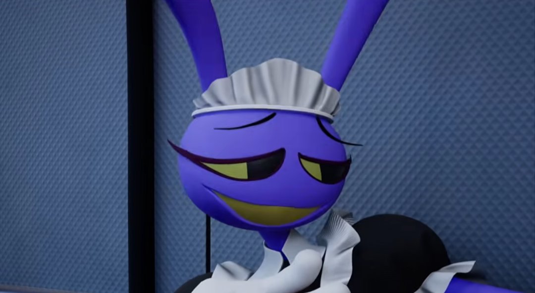RayOfFantasy's tweet photo. Jax tried so hard to be the Bugs Bunny of the situation, by constantly breaking the 4th wall and acting like a stinker.

And the fact that she, a trans girl in the closet, chose a confident crossdressing icon like Bugs is very interesting too.

#TADC #Jax #BugsBunny #LooneyTunes https://t.co/HdSGVLwLX6