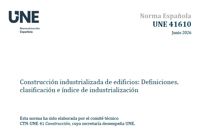 andece_general's tweet photo. Nueva norma UNE 41610:2026 "Construcción industrializada de edificios: Definiciones, clasificación e índice de industrialización"

ANDECE es una de las organizaciones que pertenece al subcomité de @NormasUNE CTN 41/SC14 que ha desarrollado la norma

https://t.co/noBZSjyqHh https://t.co/XHR7n3Xf8c