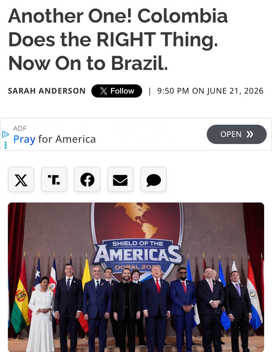 shadygrooove's tweet photo. Colombia had presidential elections last month, and on Sunday, there was a run-off between the Donald Trump-like right-winger, Abelardo de la Espriella (aka El Tigre), and current president Gustavo Petro's hand-picked socialist successor, Iván Cepeda. https://t.co/B6HFBszYgJ