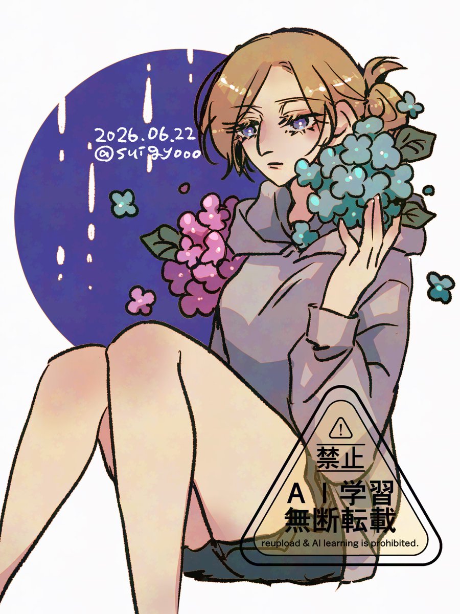 suigyooo's tweet photo. 雨粒と紫陽花 https://t.co/nNjyLyiw2x