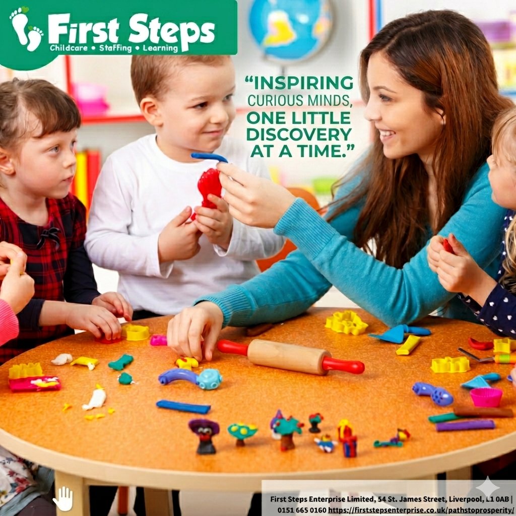 FirstStepsEnt's tweet photo. Every little creation is a new discovery! 🌟 We are dedicated to nurturing and inspiring curious minds, one play-dough masterpiece at a time.

❤️HAPPY MONDAY!✨

#FirstStepsEnterprise #JobOpportunity #Careers #Education #EarlyYears #JoinUs #MakeADifference #ChildCare #Career https://t.co/y5YOlbgw7o