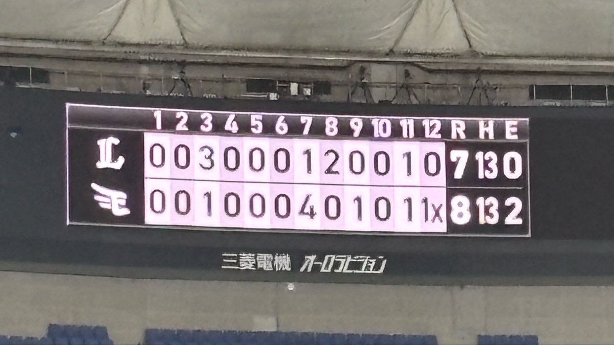 PdOtk1's tweet photo. 吉井監督の初勝利見てきました！
いつ見ても頭おかしいよ…
#わしほー https://t.co/yQcToXzyeT