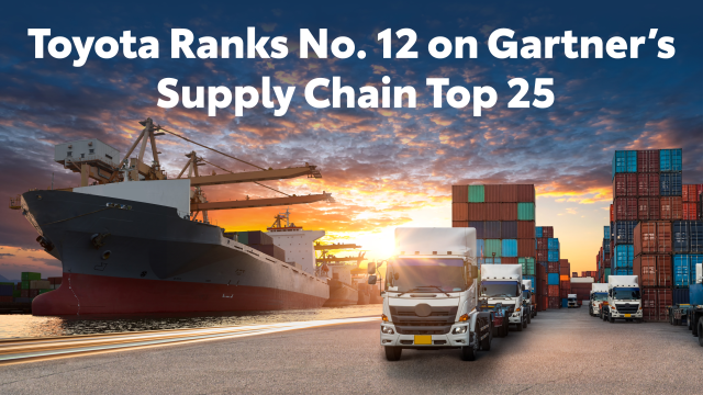 jrier's tweet photo. #Toyota ranks No. 12 on Gartner’s Supply Chain Top 25. #ToyotaEmployee https://t.co/4QhOsNhTiA https://t.co/vfxQI4Bhch