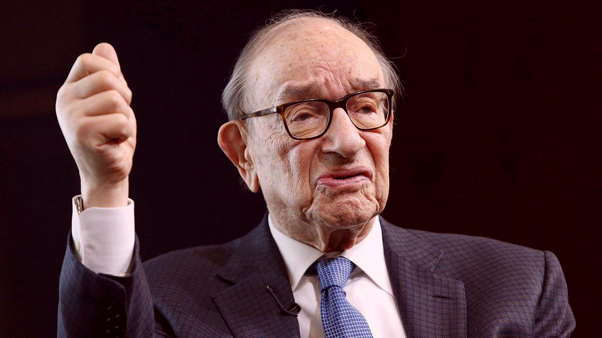 204LongCC28's tweet photo. Alan Greenspan, the former Federal Reserve chair, has passed away at age 100. 📉🕊️ 
Reported by NBC. https://t.co/3prHxRkUwb