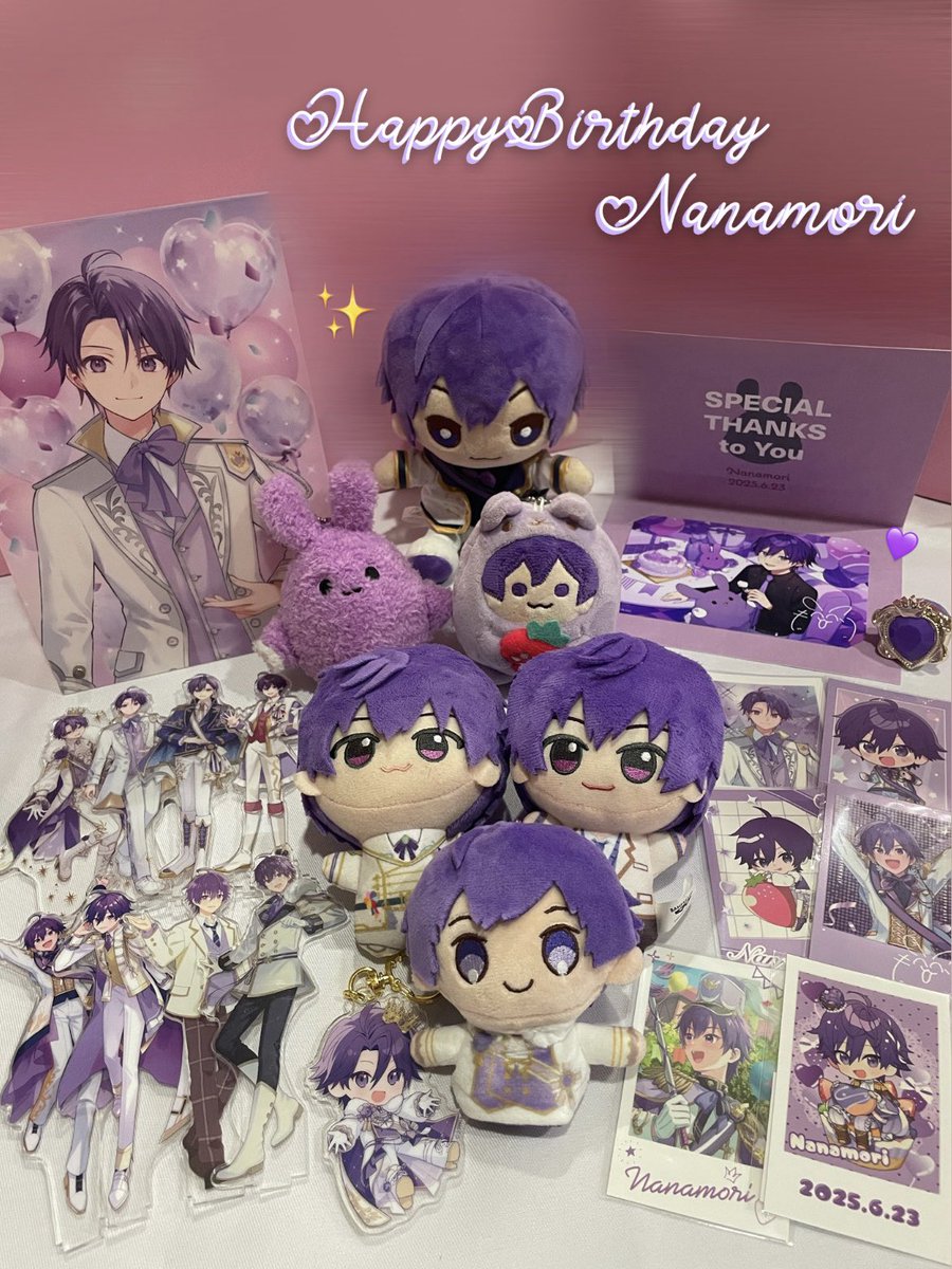minami_nkun's tweet photo. 『いつもいつまでも想うことは一つだけ
                             たまらなく君が好きだよ』

お誕生日おめでとう！大好きで大切なななもりさんがどうかこれからも幸せで居られますように 生まれてきてくれて、出会ってくれてありがとう💜
 #ななもり誕生祭2026 #ななもりくん誕生祭2026 https://t.co/exlsWhJSmE