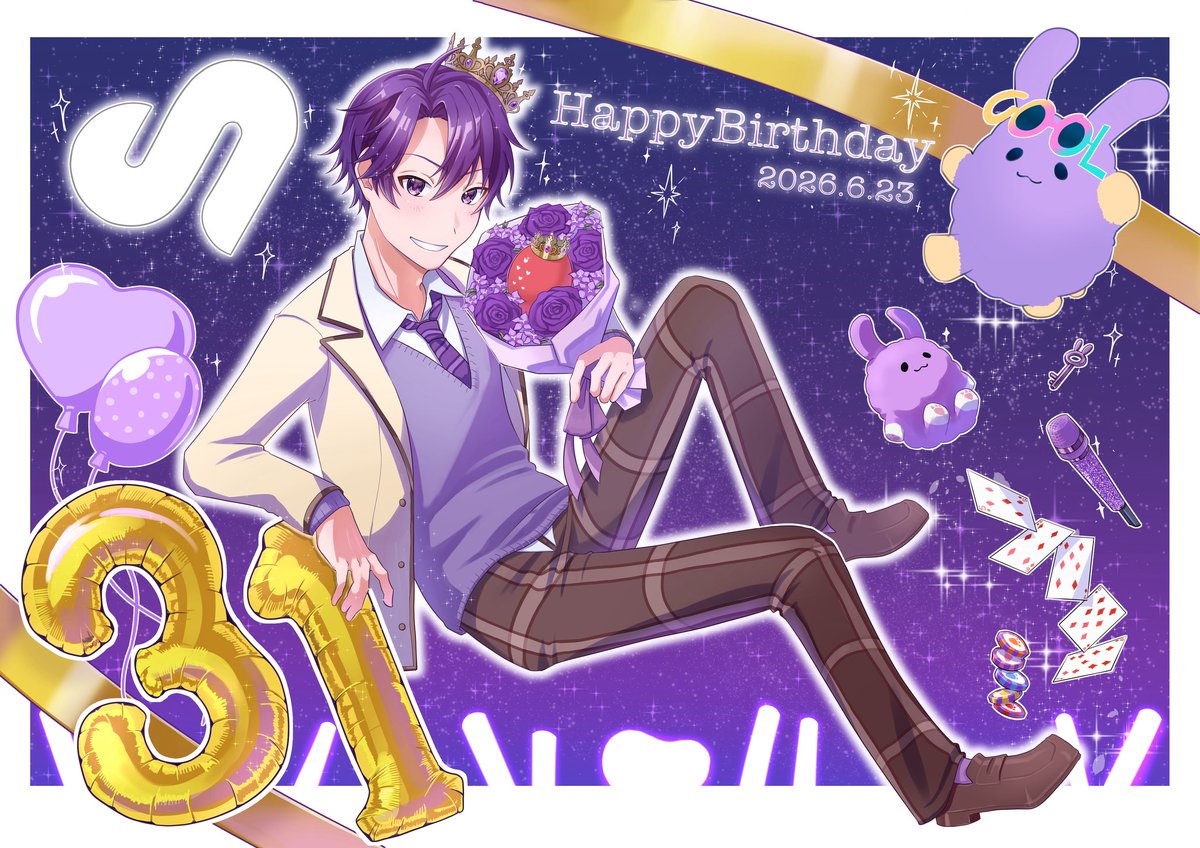 nanajel_128's tweet photo. お誕生日おめでとうございます🎂💜
いつだって皆の為に全力でかましつづけるななもりさんが大好きです
この先もずっと応援してます✨️
#ななもりぎゃらりー 
#ななもりくん誕生祭2026 #ななもり誕生祭2026 https://t.co/MKsQkrCGmf