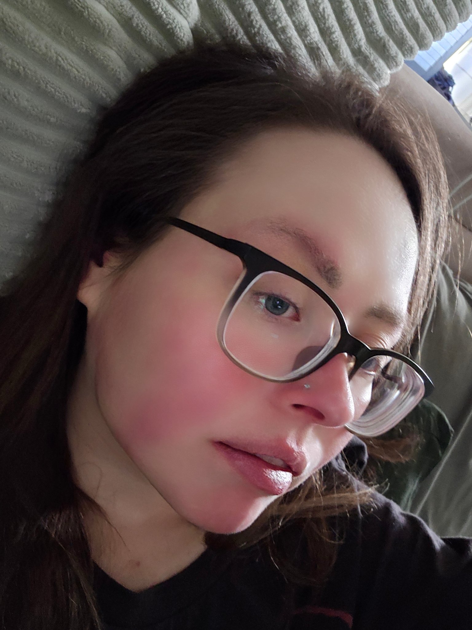 Goooood morning 🩷 here's me this morning almost 1 month sober :) 🩷 Love yall 🩷 starting to feel like me again! https://t.co/ieOa154fRx