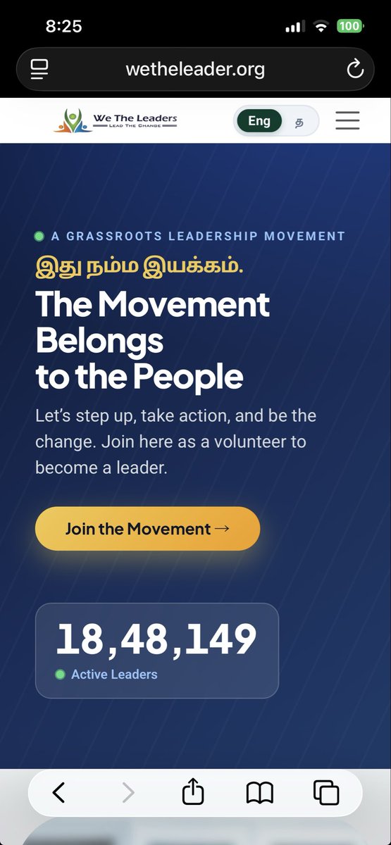 vmku's tweet photo. @indhavaainko No momentum. At this rate, when will this become a political party? https://t.co/C7bUh7GdLG