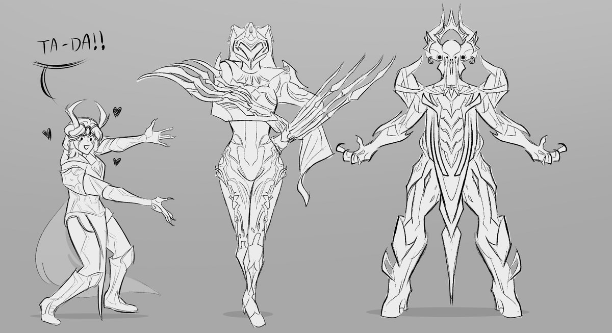 tzeniie's tweet photo. Drifter shows Roathe her favourite warframes :) this is stupid asf I'm sorry lol https://t.co/m47Fc8KN0v