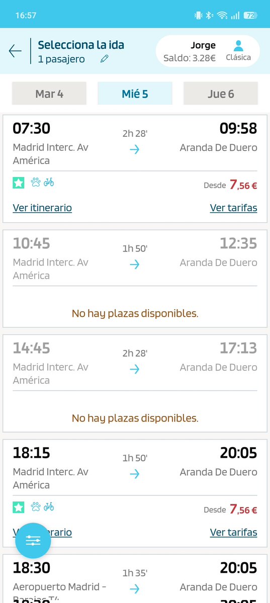 Carlasclo's tweet photo. @Alsa_autobuses Queda más de mes y medio y ya hay dos opciones no disponibles... El resto son casi inviable

Por favor valorar lo de reforzar horarios https://t.co/ZUH7flcKyD