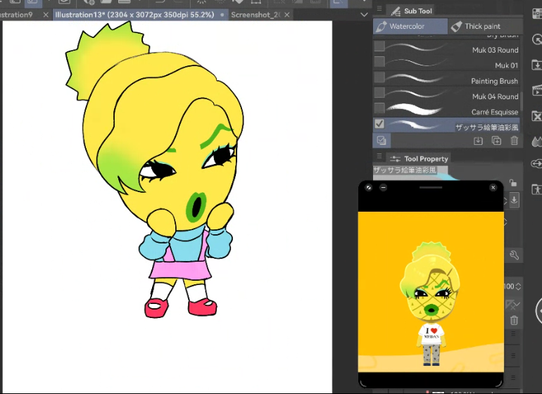 Kcpret's tweet photo. oomf @tttttacho drawing me dotta for food https://t.co/pXHubmkkRj