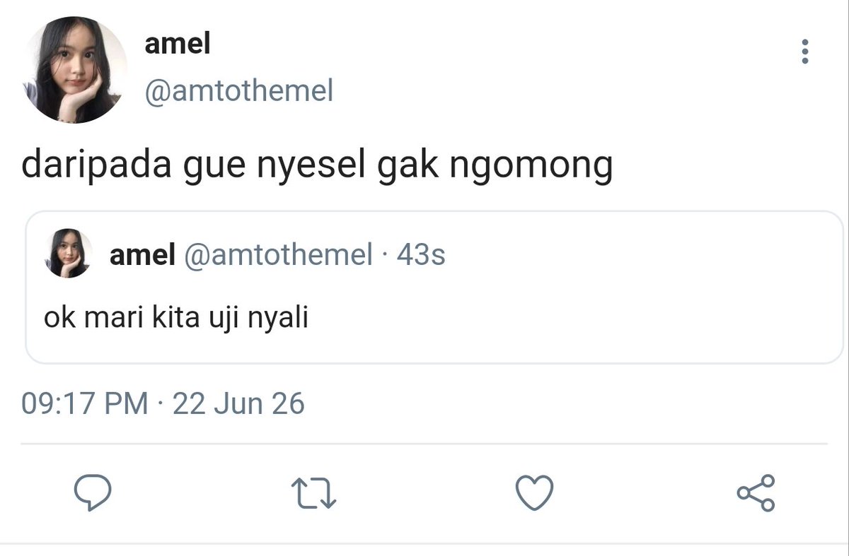 SoWriting's tweet photo. uji nyali amel
; #daenggumi few tweet socmed fic, ft ji-yu https://t.co/gnfosXXDaX