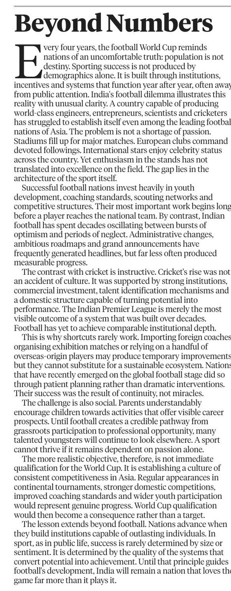 kunalrv's tweet photo. Why India is not successful in football like cricket.. https://t.co/t7XMFPnoxd