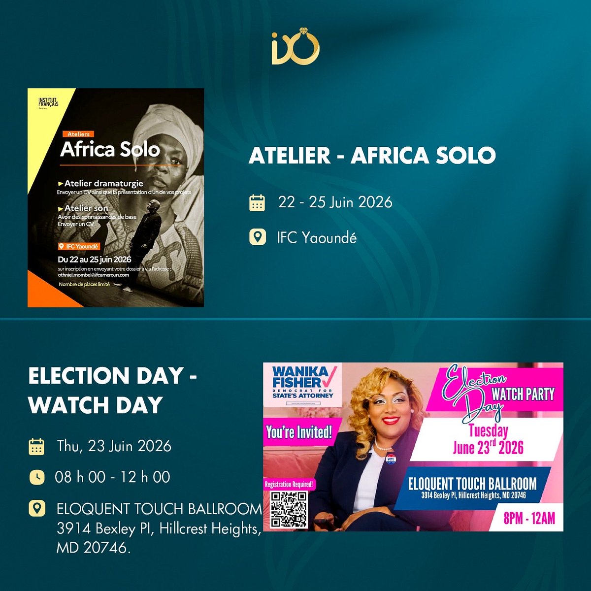 IdoEvents75256's tweet photo. New opportunities and unmissable cultural events await you this week on Idoapp! 

Whether you want to get business training, develop your artistic talents, or enjoy a show, check out the schedule:

All the details, contacts, and times for these events are just a click away. https://t.co/3EkGQdhorR