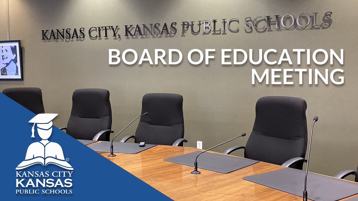 kckschools's tweet photo. The Board of Education will hold a special meeting today (6/22) at 11:00 am.   

All are welcomed to join in person or on the live stream via our YouTube channel: https://t.co/upLSq4ZZPH https://t.co/oRBVTF6zYl