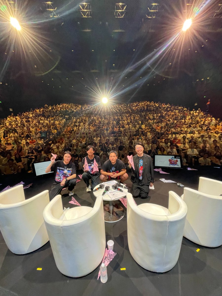 thegits_animeEN's tweet photo. Thank you for watching the first premiere of #theghostintheshell

Please post your thoughts with #theghostintheshell #Annecy2026 https://t.co/H1fBSaXljp