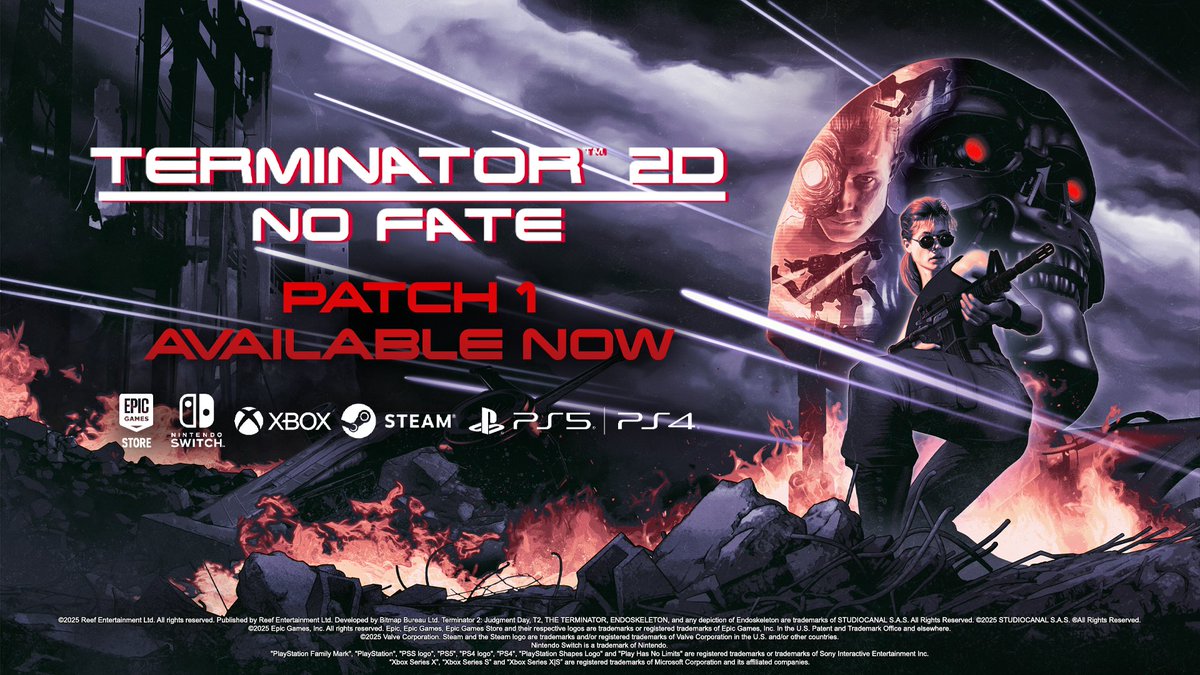 BitmapBureau's tweet photo. Patch 1 for T2D: NO FATE is live on Steam, Epic Games Store, PlayStation, Xbox &amp; Switch!

We want to say a huge thank you to the fans. The success of T2D wouldn't be possible without you, and your support inspires us to continue making the game even better! https://t.co/4uq2Z0l0LQ