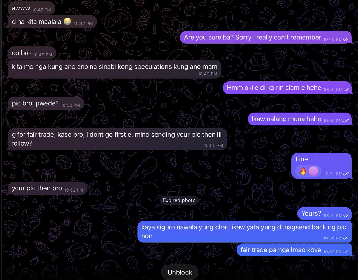 Fred_Erickson12's tweet photo. ikaw unang nagchat tas ganyan ka pala, no wonder I cleared our chats before and I just realized ganito rin chats non. weirdo amp di naman pogi for sure. https://t.co/V4DEJR2UFV