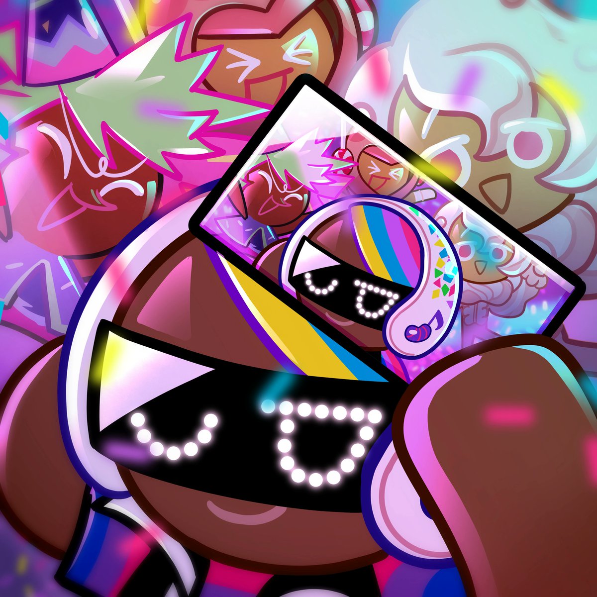 CRunfessions's tweet photo. "I miss DJ Cookie so much it makes my heart literally hurt. I scroll through old fanart of them all the time (on twitter, tumblr, pixiv, pinterest...), seek out old official images of them, and it's downright painful. Please, for the love of God, I just want to see them again." https://t.co/KQHUasW1KP