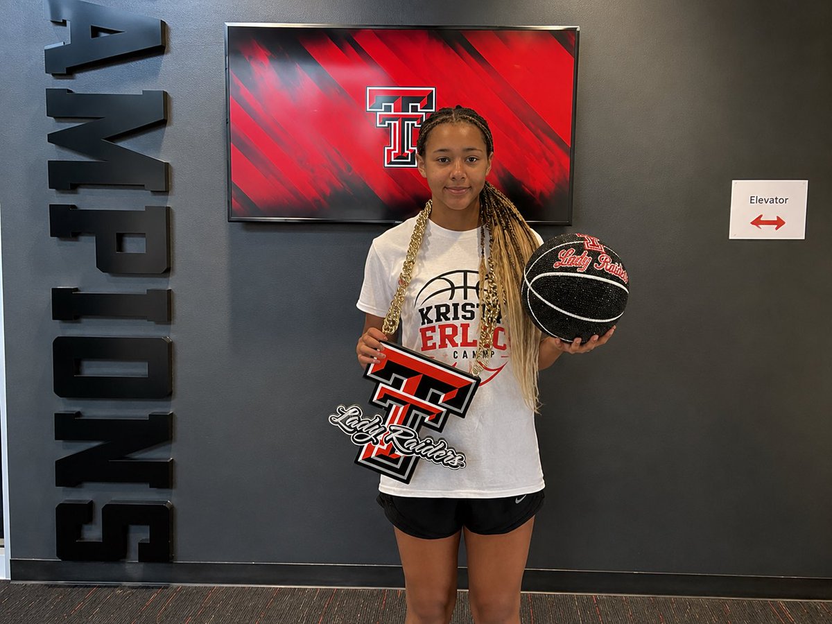 CourtVision2030's tweet photo. Grateful for the opportunity to compete at the Texas Tech Elite Camp this month.

Thank you to Coach Krista Gerlich, the Lady Raiders staff, and all of the players for a great experience. 

#WreckEm #TexasTechWBB #WreckEm #LadyRaiders https://t.co/TdDvBiK8Fu