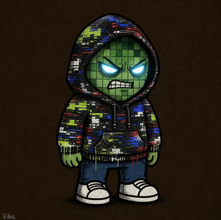 OrdVibeHQ's tweet photo. Doc log #13 

Glitched hoodie. Unshaken conviction. https://t.co/KKXPNIh7Kk