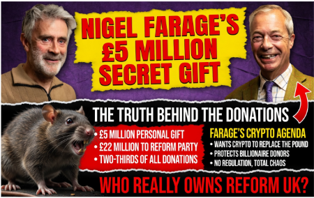 1happy_monkey's tweet photo. @Nigel_Farage Britain demands you come clean on your £5m secret gift that you made no intention of revealing until you were caught out. https://t.co/LxK00htyhl