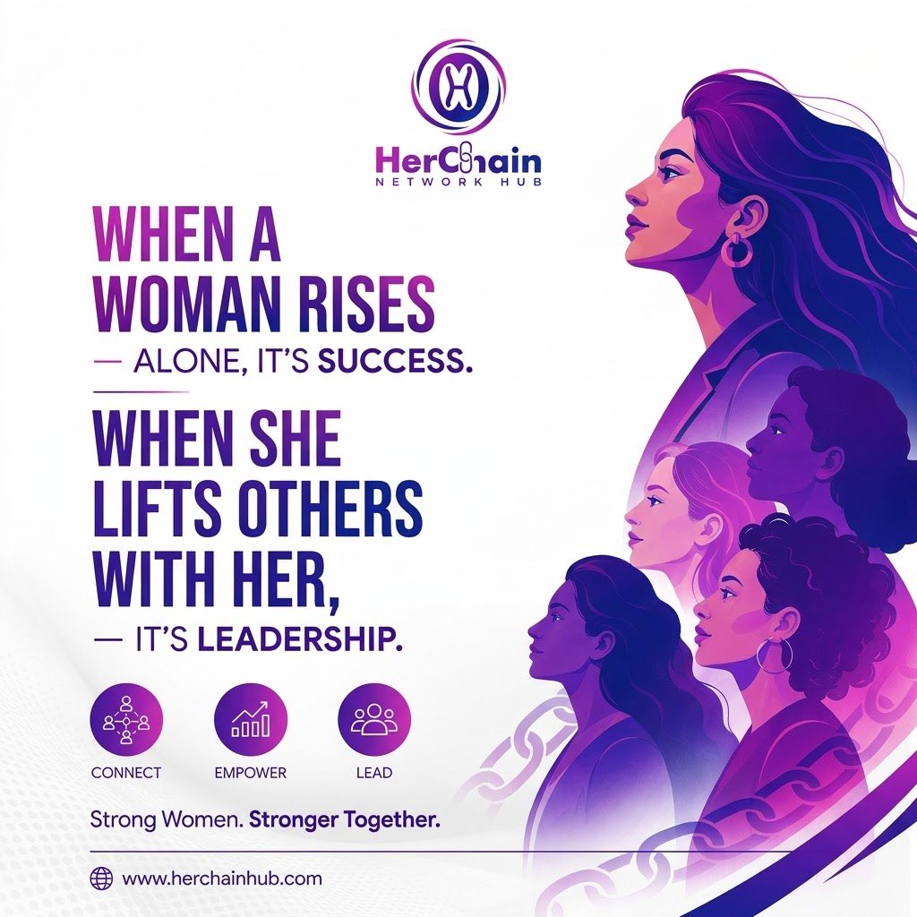 herchain's tweet photo. Success is rising alone , but true leadership is lifting others with you as you climb. 🏔️ If you're ready to grow your network, master your craft, and empower the women around you, your community is waiting.

Join us: https://t.co/iAParfQqOf🔗

#tech #women https://t.co/sBo3V4AWeg