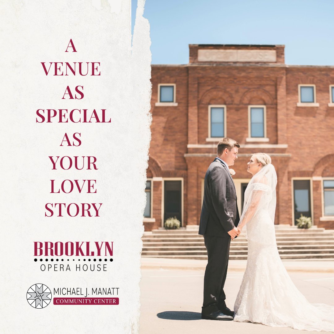 BrooklynOpera's tweet photo. Celebrate your special day at the Brooklyn Opera House and Michael J. Manatt Community Center! Whether you're planning an intimate gathering or a larger celebration, our venue is perfect.

Contact us today!

https://t.co/uh29Kg2X7Z
641-522-2424
lmanatt@brooklynoperahouse.com https://t.co/IroJYsJEOV
