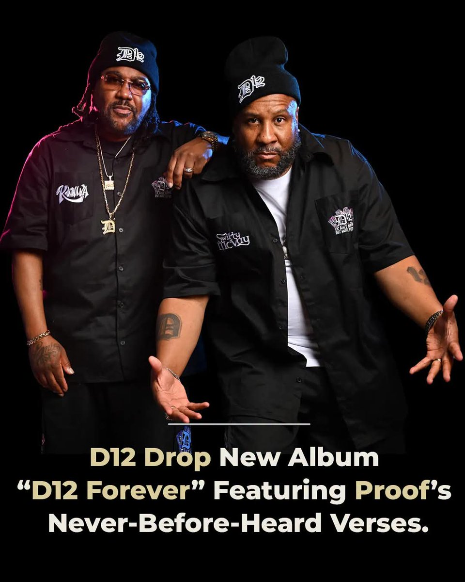 ffitfpodcast's tweet photo. #D12's new album "Forever" (OUT NOW!) #BigProof #FFITF https://t.co/jgzi4GqWX6