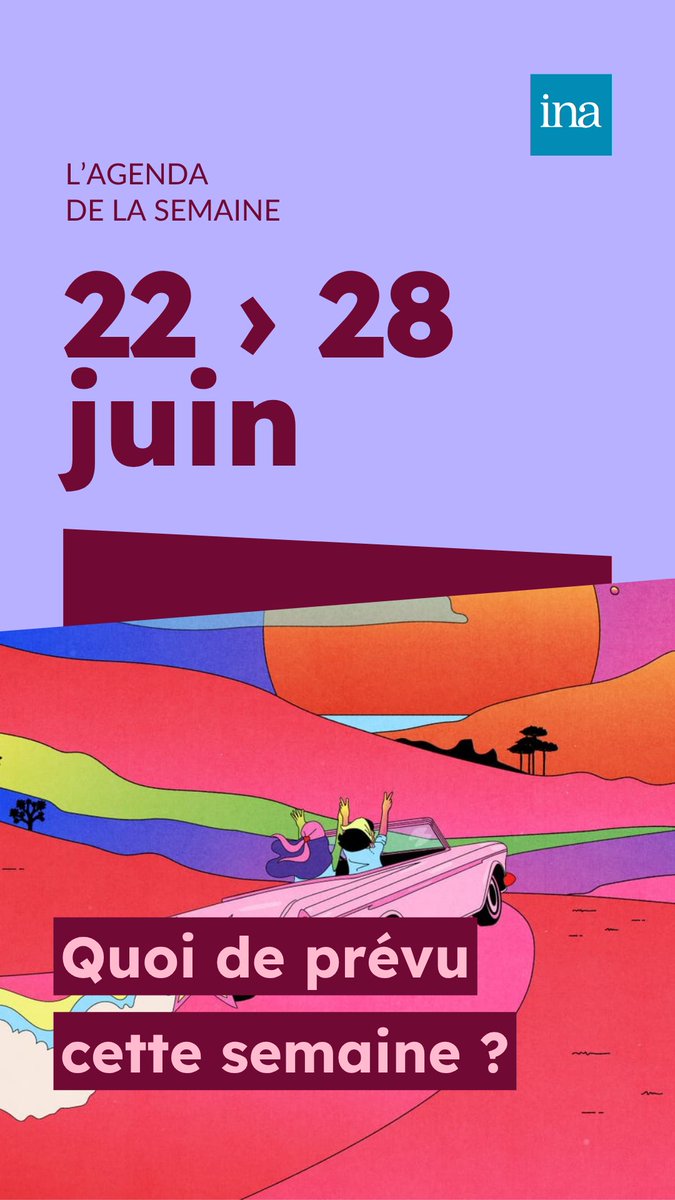 Ina_audiovisuel's tweet photo. Quoi de prévu à l’#INA cette semaine ? 
🎬Festivals &amp; salons, 🎧podcast, 🏛️Histoire … 
Une semaine riche en découvertes ! ✨
L’agenda complet est en commentaire, ne le manquez pas !⤵️ https://t.co/AsGtFdjkjh