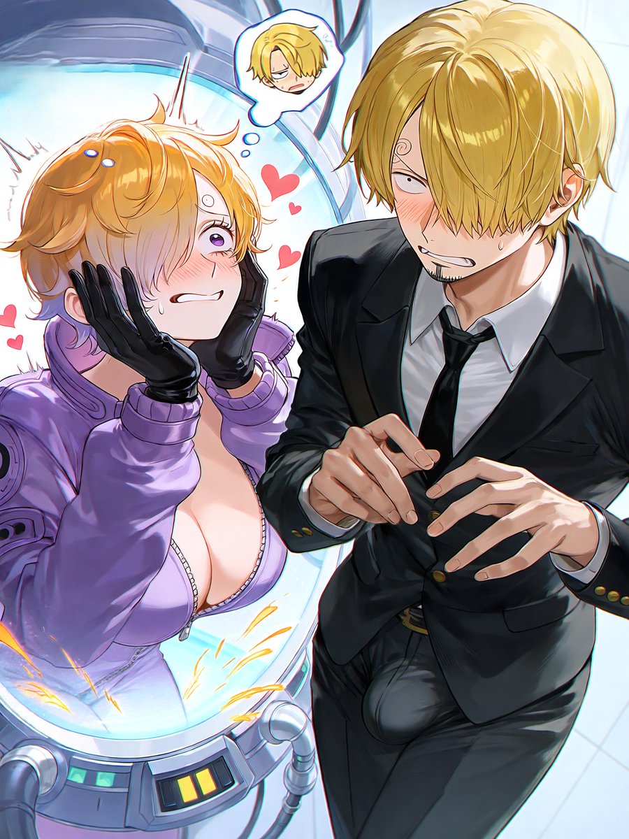 RCOSxx's tweet photo. Some of Vegapunk lilith and Sanji bodyswap https://t.co/X5jgtJxBkc