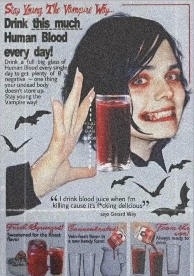 pervdanshi's tweet photo. The picture that got me into MCR bc I just thought Gee was a rly pretty woman and not the singer of a really popular band https://t.co/PtSyGdflXZ