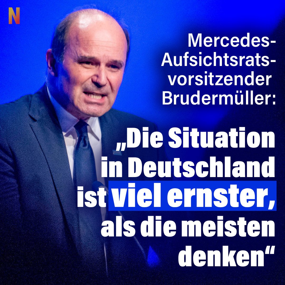 niusde_'s tweet photo. Mercedes wird in diesem Jahr 140 Jahre alt. In einem Interview mit dem Handelsblatt spricht Aufsichtsratsvorsitzender Martin Brudermüller über eine Regulierungsphilosophie, von der die Industrienation Deutschland massiv betroffen ist. https://t.co/iOlNOUm7QF https://t.co/N2ksw0vxdl