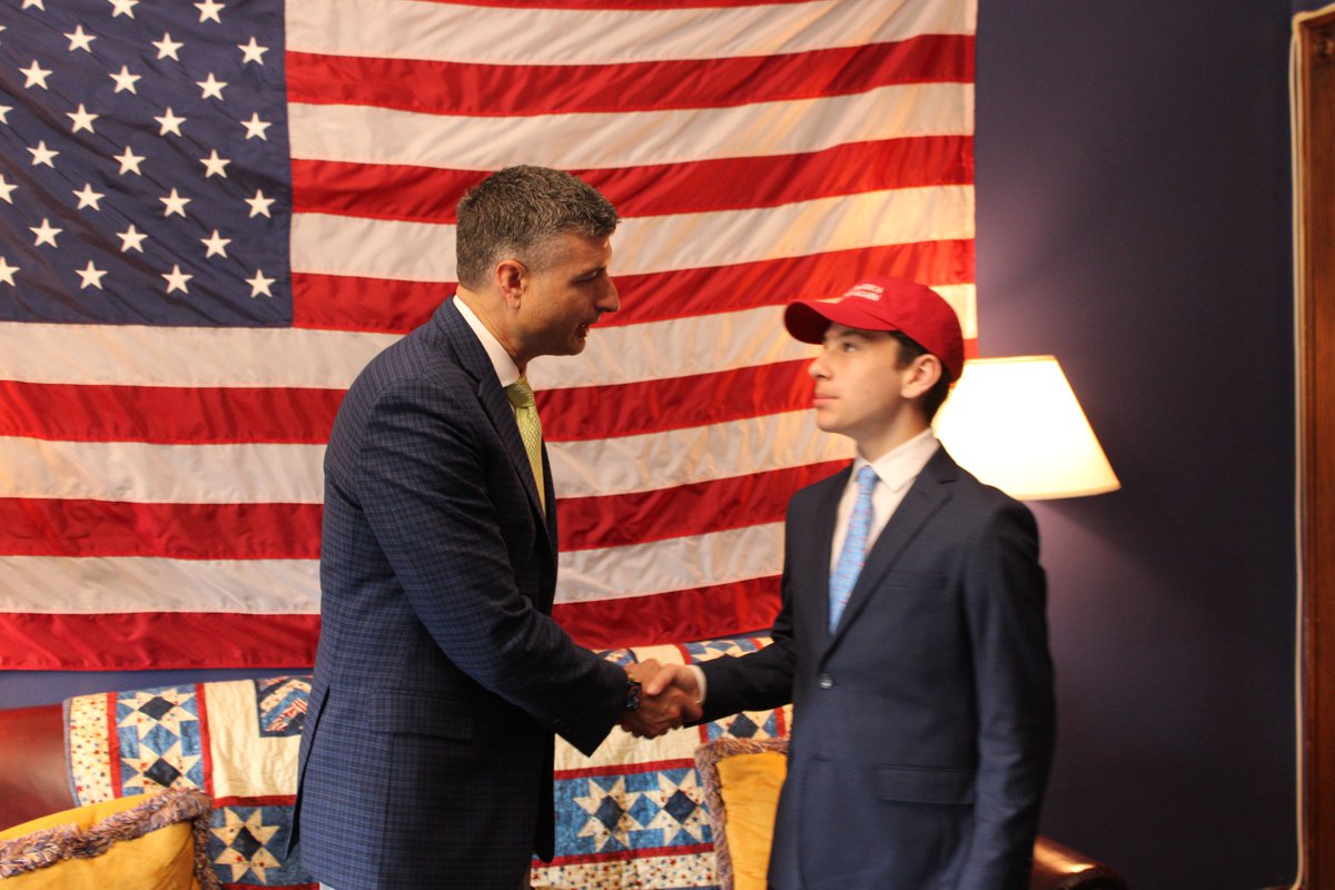 RepTomBarrett's tweet photo. Jax is only 13 years old and has already become a leading advocate for policies that support people like him living with celiac disease. His passion to help others is truly inspiring, and I am grateful for him and the millions of extraordinary Americans joining the movement to Make America Healthy Again.