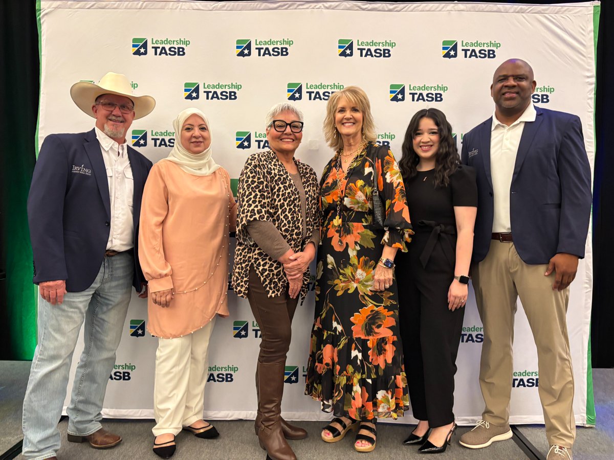 IrvingISD's tweet photo. 🎉 Congratulations to Trustee Mary Richarte on completing the year-long Leadership TASB program and earning the designation of Master Trustee!

She was celebrated Friday evening during the Leadership TASB Class of 2026 graduation ceremony. We are proud to recognize her commitment to continued learning, leadership and service to Irving ISD. 💙

Please join us in congratulating Trustee Richarte on this outstanding accomplishment! 👏